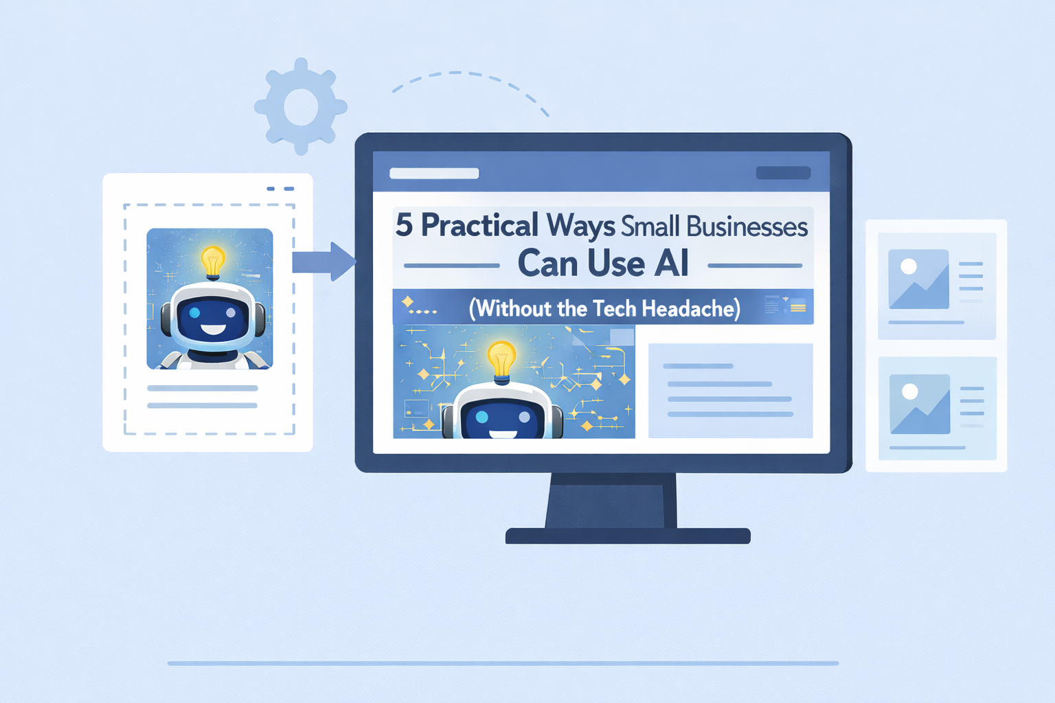 5 Practical Ways Small Businesses Can Use AI (Without the Tech Headache)